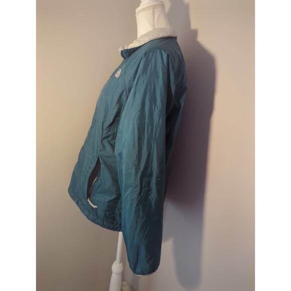 The North Face aquamarine lightweight windbreaker nylon jacket - Picture 7 of 13
